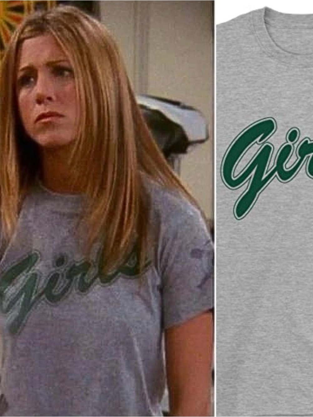 Gray 'Girls' Script Graphic Tee - Casual Women's Top
